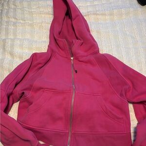 Sonic pink lulu scuba half zip